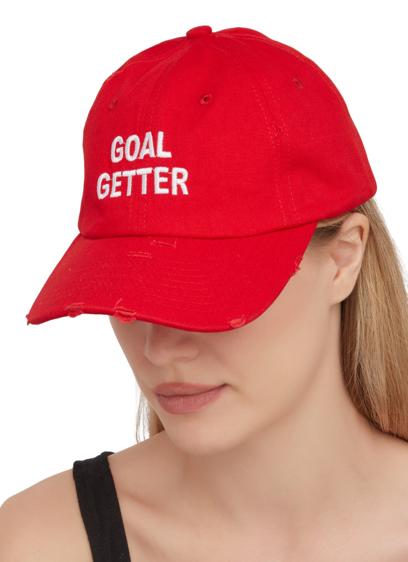 Embroidered Goal Getter Baseball Cap sold by Rainbow