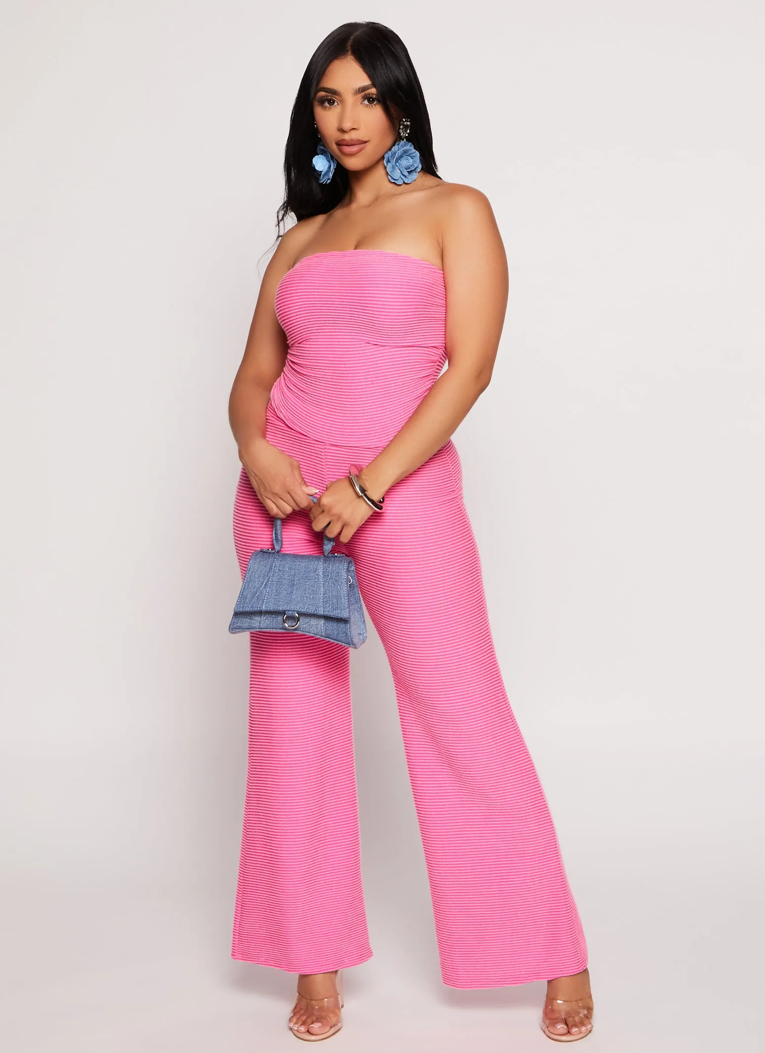 Textured Rib Knit Tube Top sold by Rainbow product image thumbnail 2