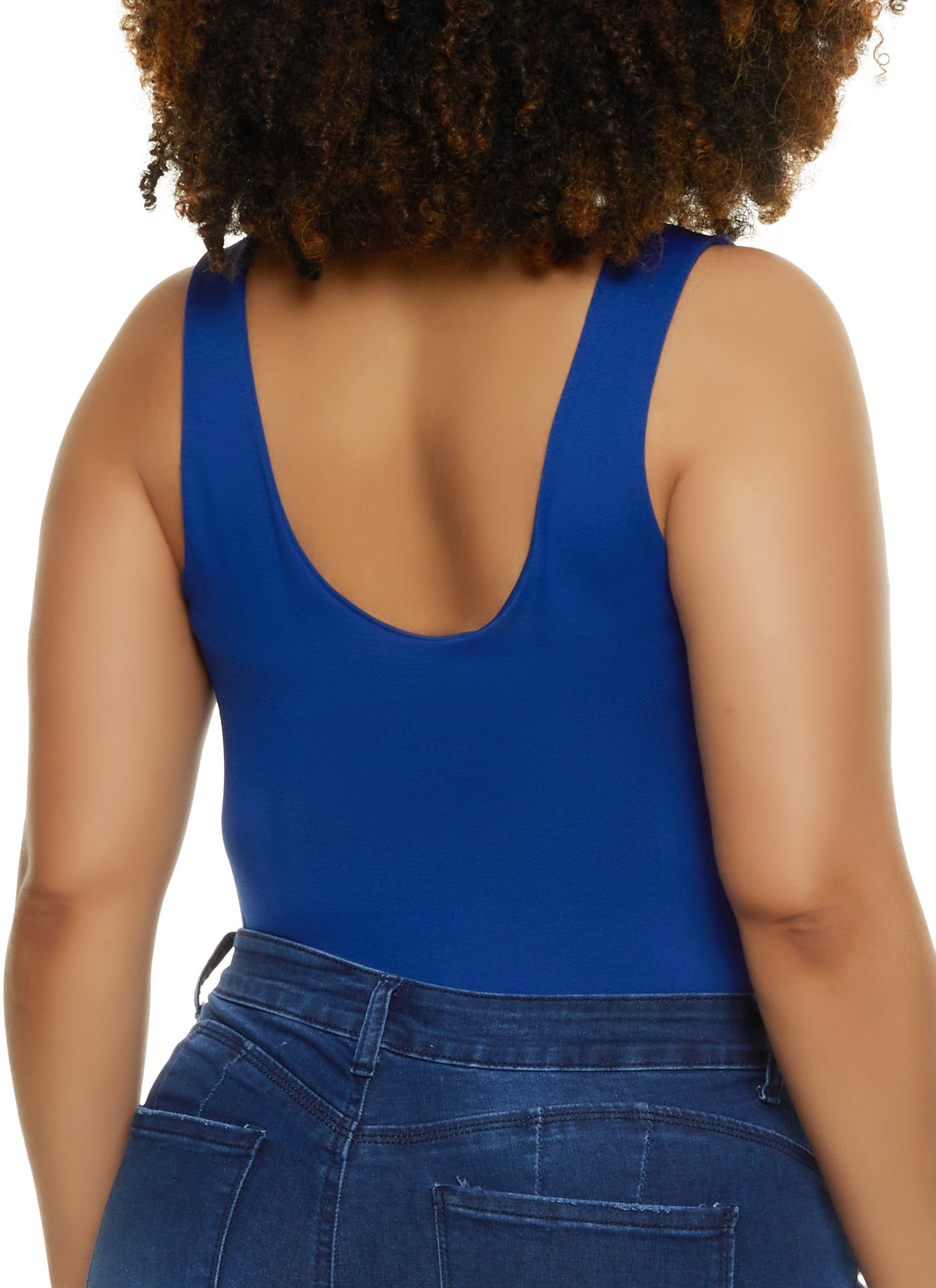 Plus Size Seamless Scoop Neck Bodysuit sold by Rainbow product image thumbnail 3