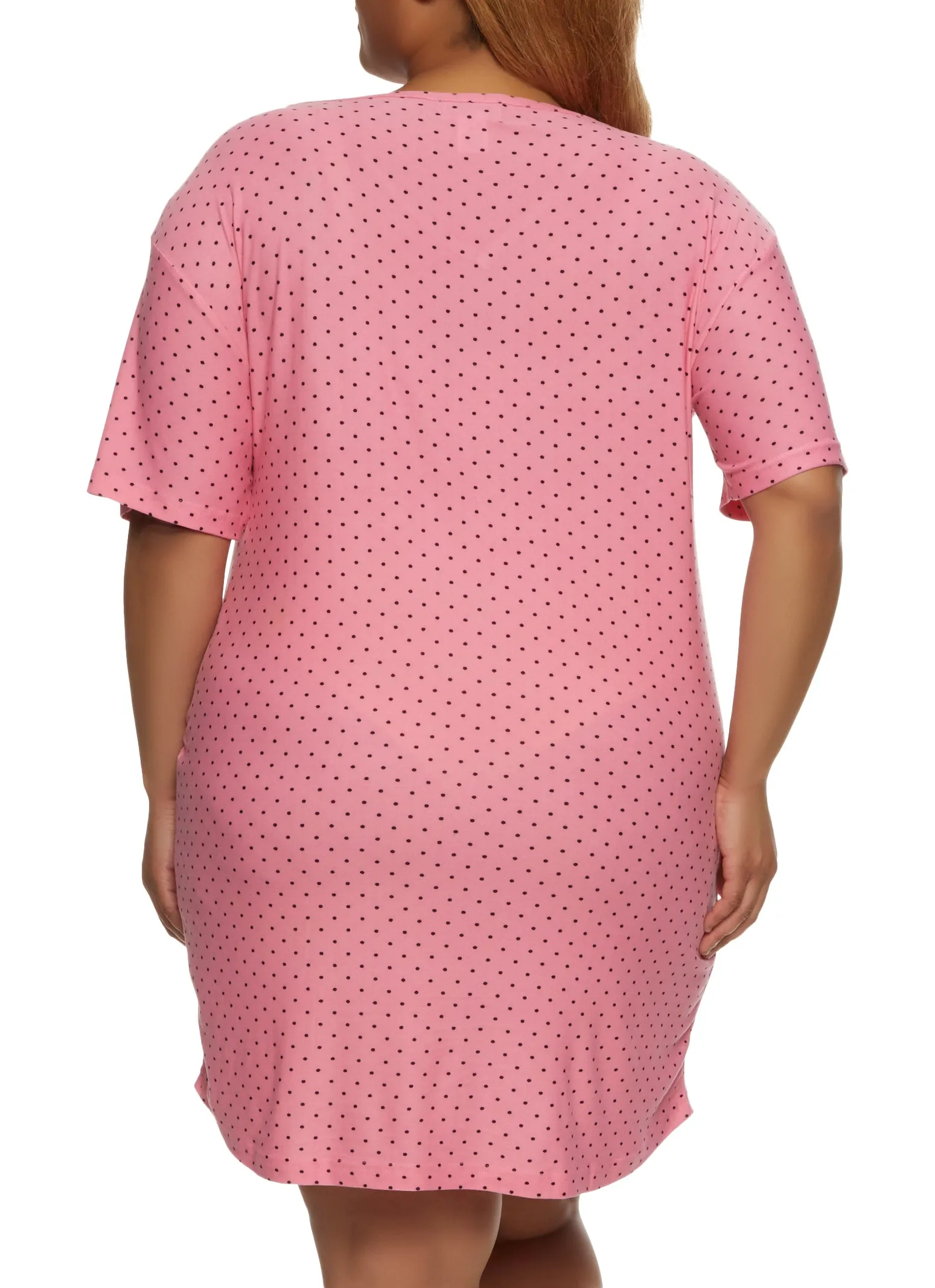 Plus Size Mama Needs Some Wine Nightgown sold by Rainbow product image thumbnail 2