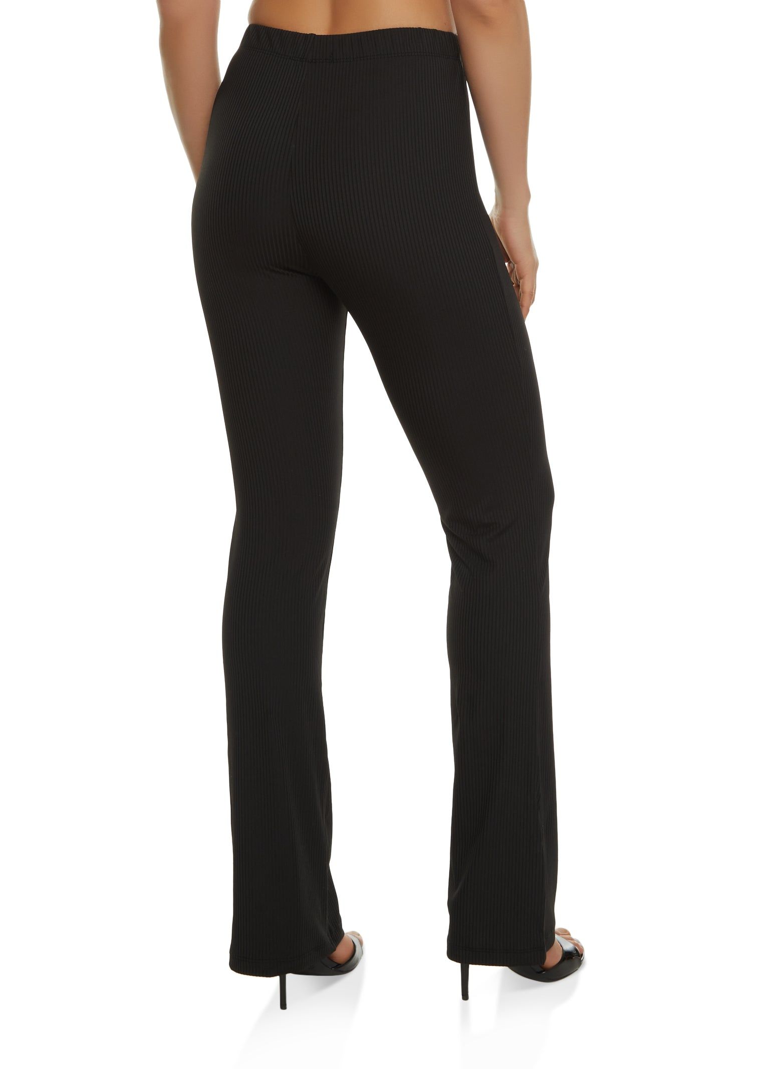 Rib Knit Flare Pants sold by Rainbow product image thumbnail 2