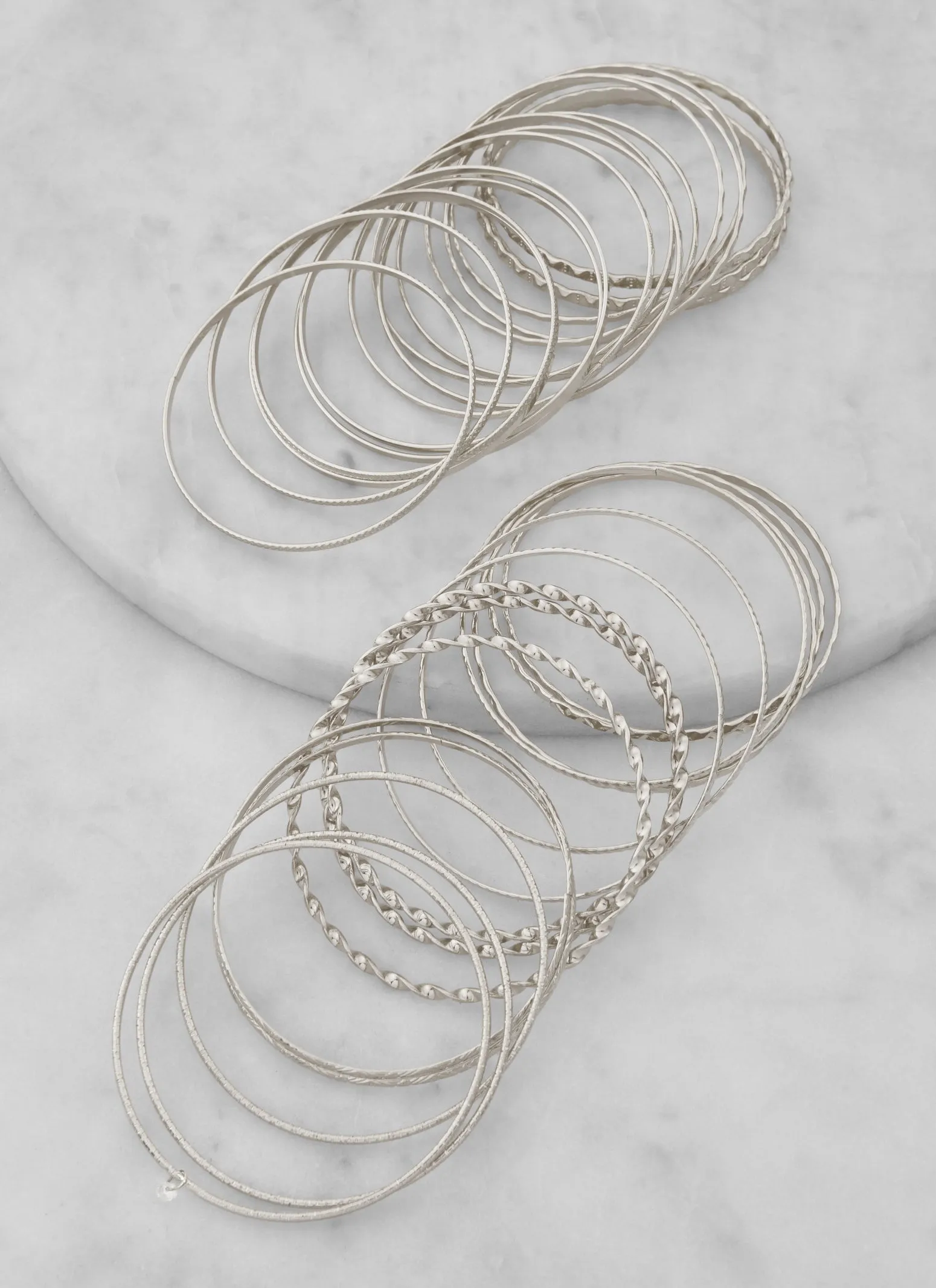 Assorted Metallic Bangles Set of 30 sold by Rainbow product image thumbnail 2