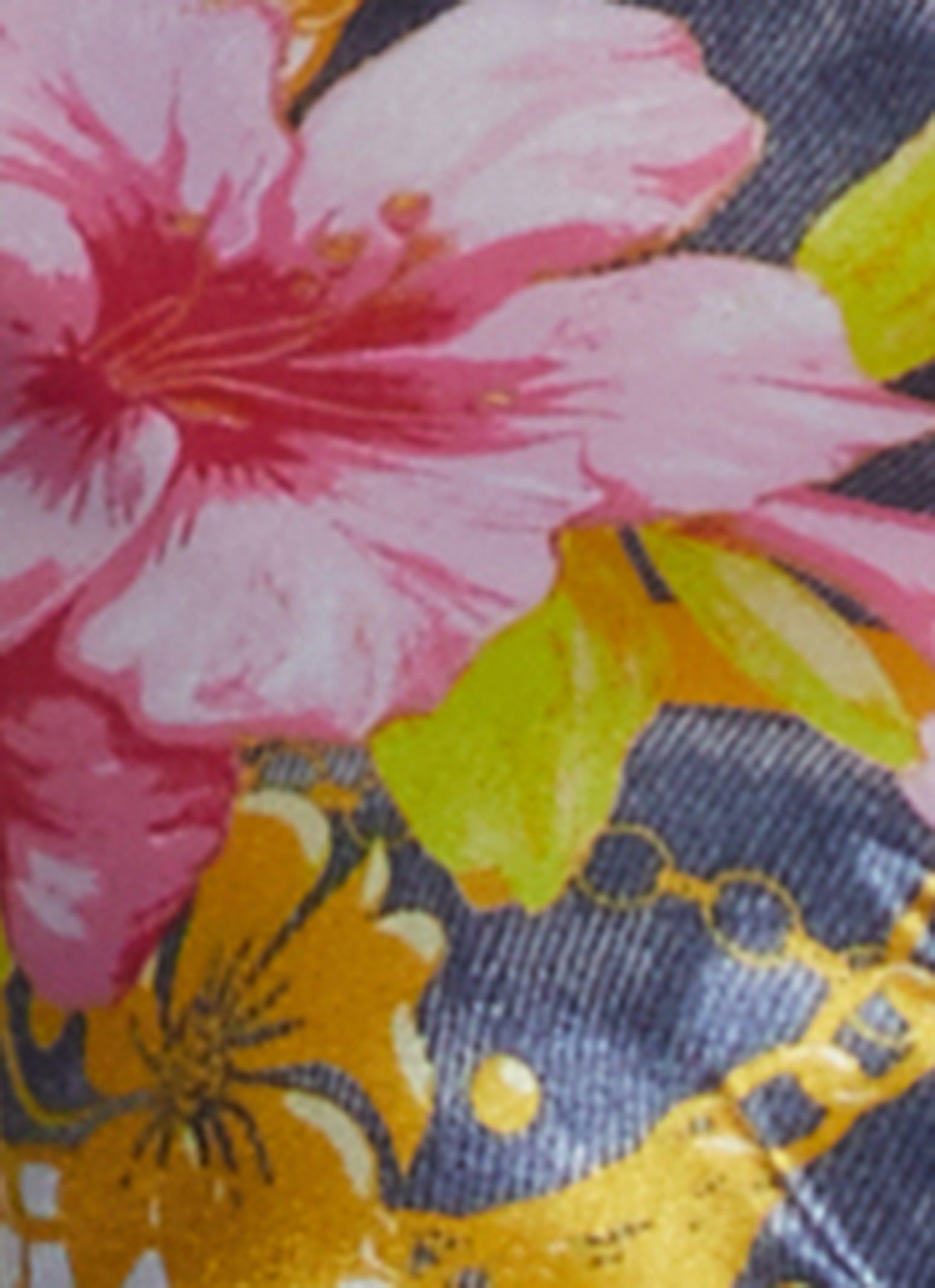 Satin Patterned Twist Front Crop Top sold by Rainbow product image thumbnail 3