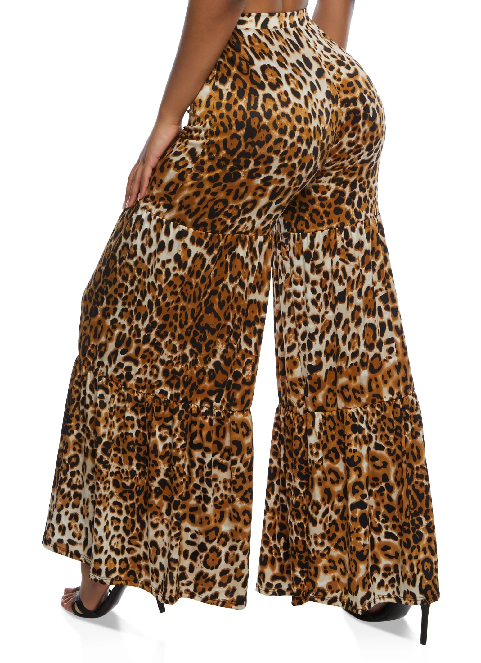 High Waist Tiered Palazzo Pants sold by Rainbow product image thumbnail 3
