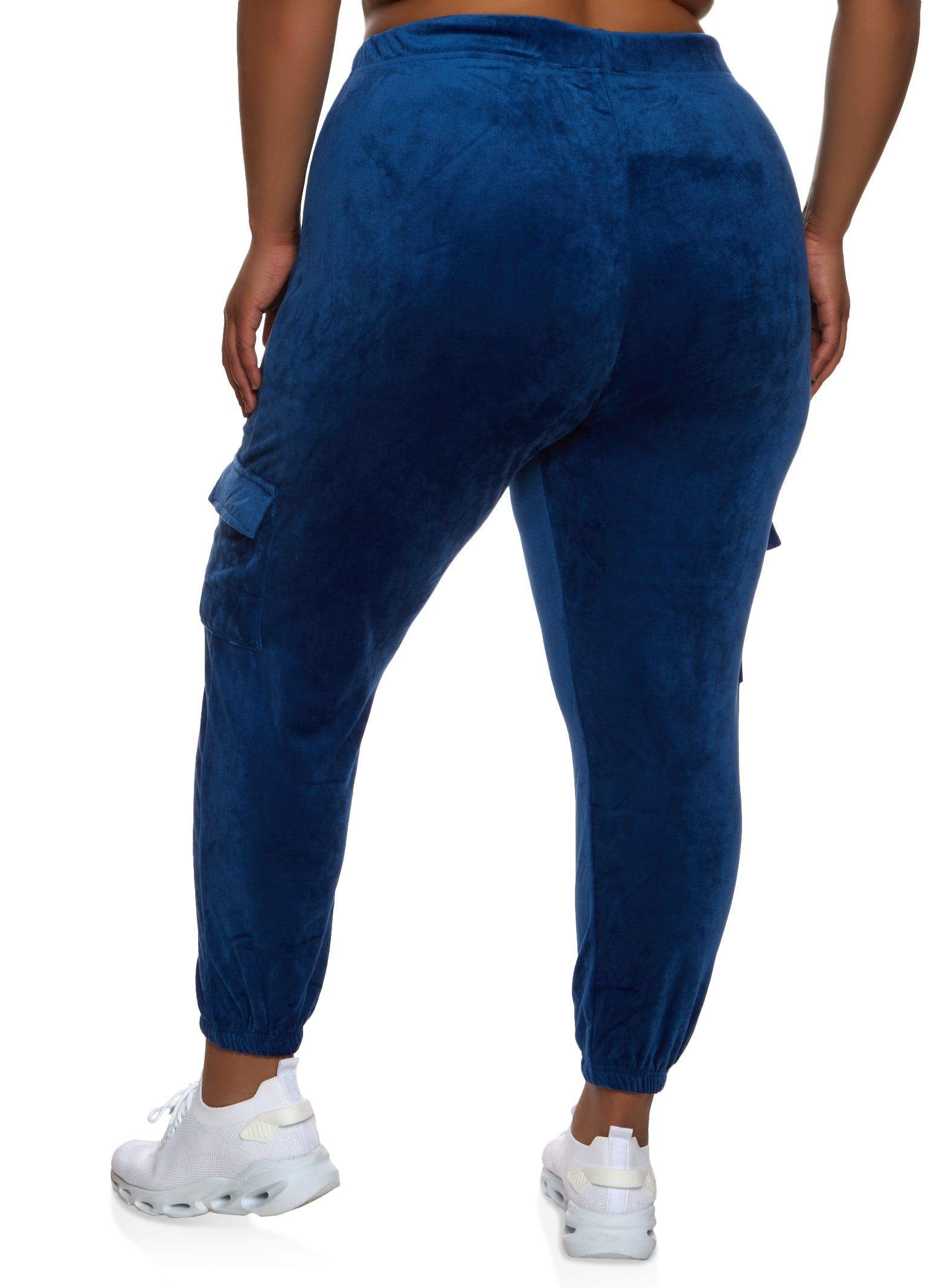 Plus Size Velour Cargo Pocket Sweatpants sold by Rainbow product image thumbnail 2