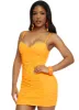 Haute Monde Ruched Bustier Mini Dress sold by Rainbow