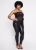 Plus Size Asymmetrical Ruffle Fringe Tube Top sold by Rainbow