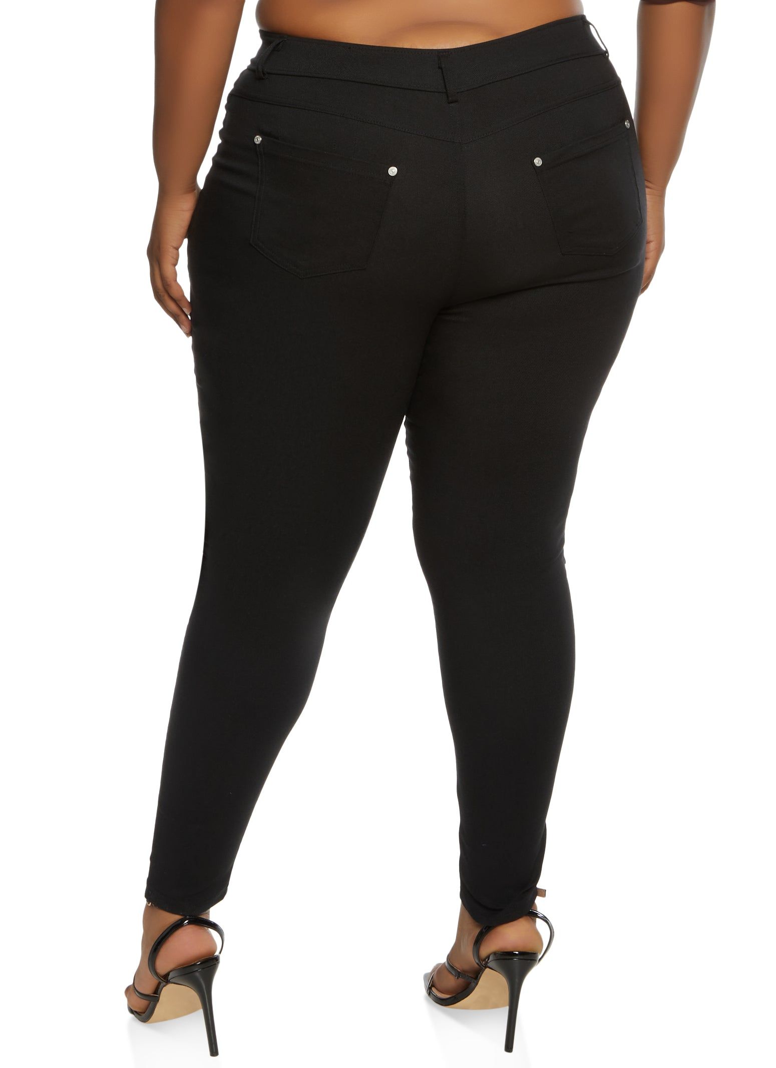 Plus Size Hyperstretch Pull On Skinny Pants sold by Rainbow product image thumbnail 2