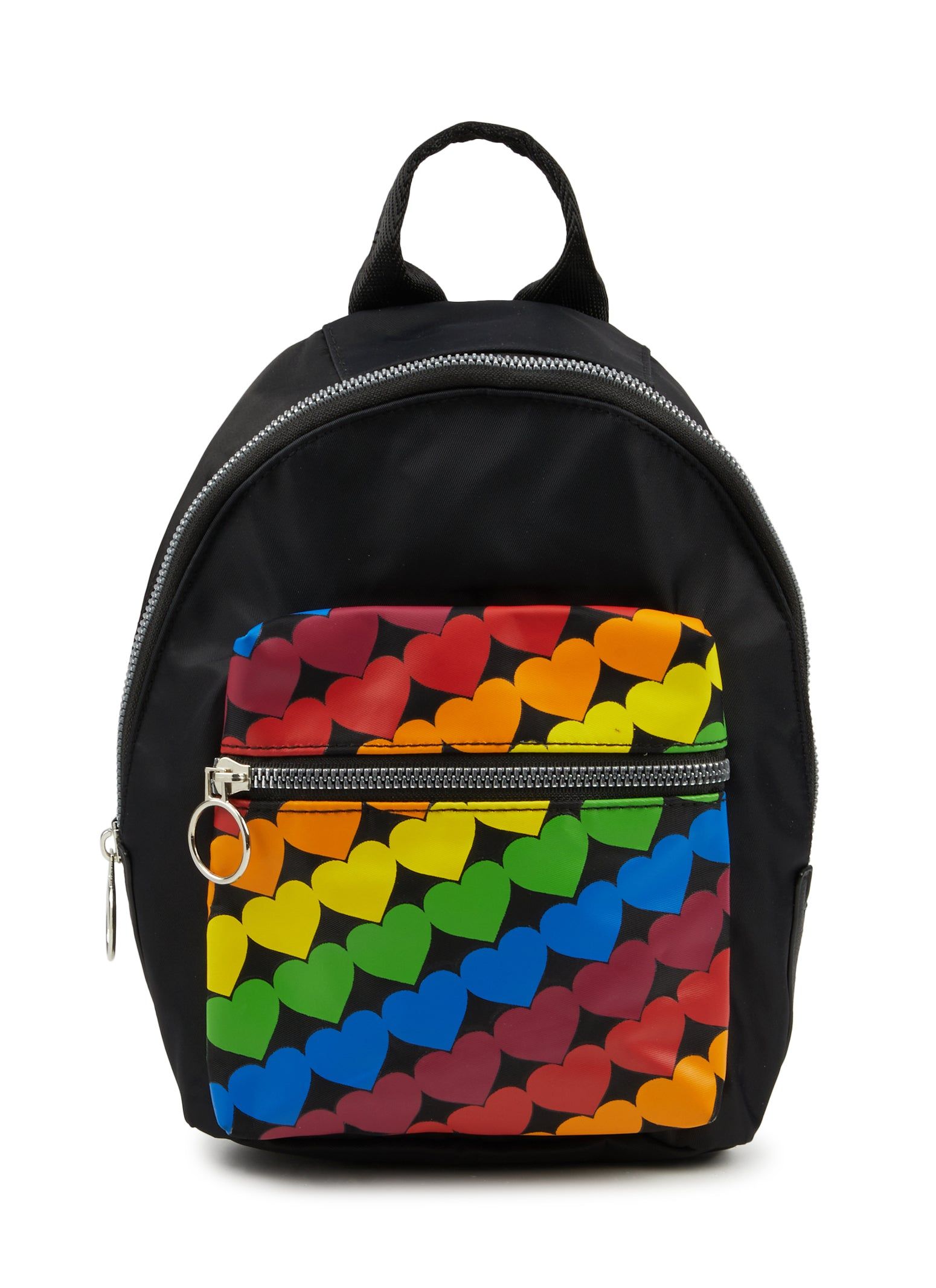 Nylon Rainbow Heart Pocket Backpack sold by Rainbow product image thumbnail 2