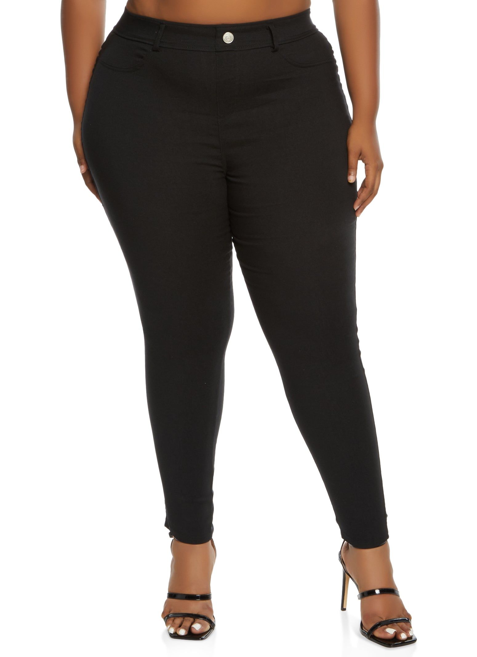 Plus Size Hyperstretch Pull On Skinny Pants sold by Rainbow