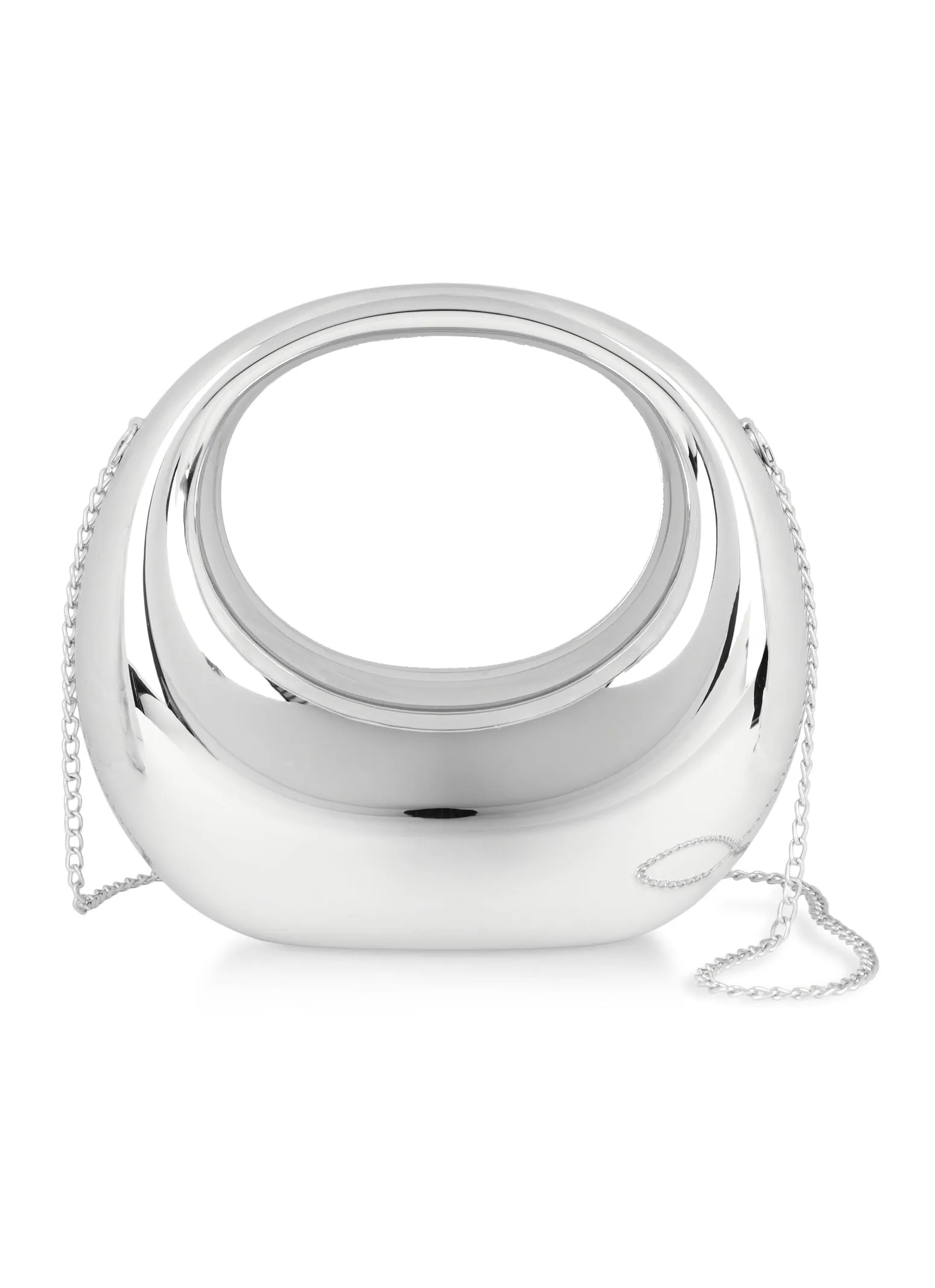 Metallic Top Handle Clutch sold by Rainbow product image thumbnail 2