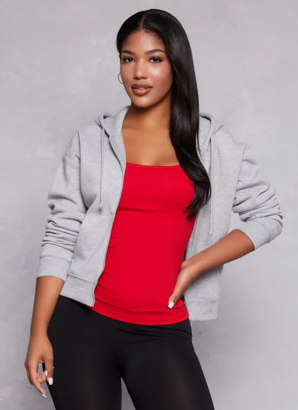 Fleece Zip Front Hooded Sweatshirt sold by Rainbow