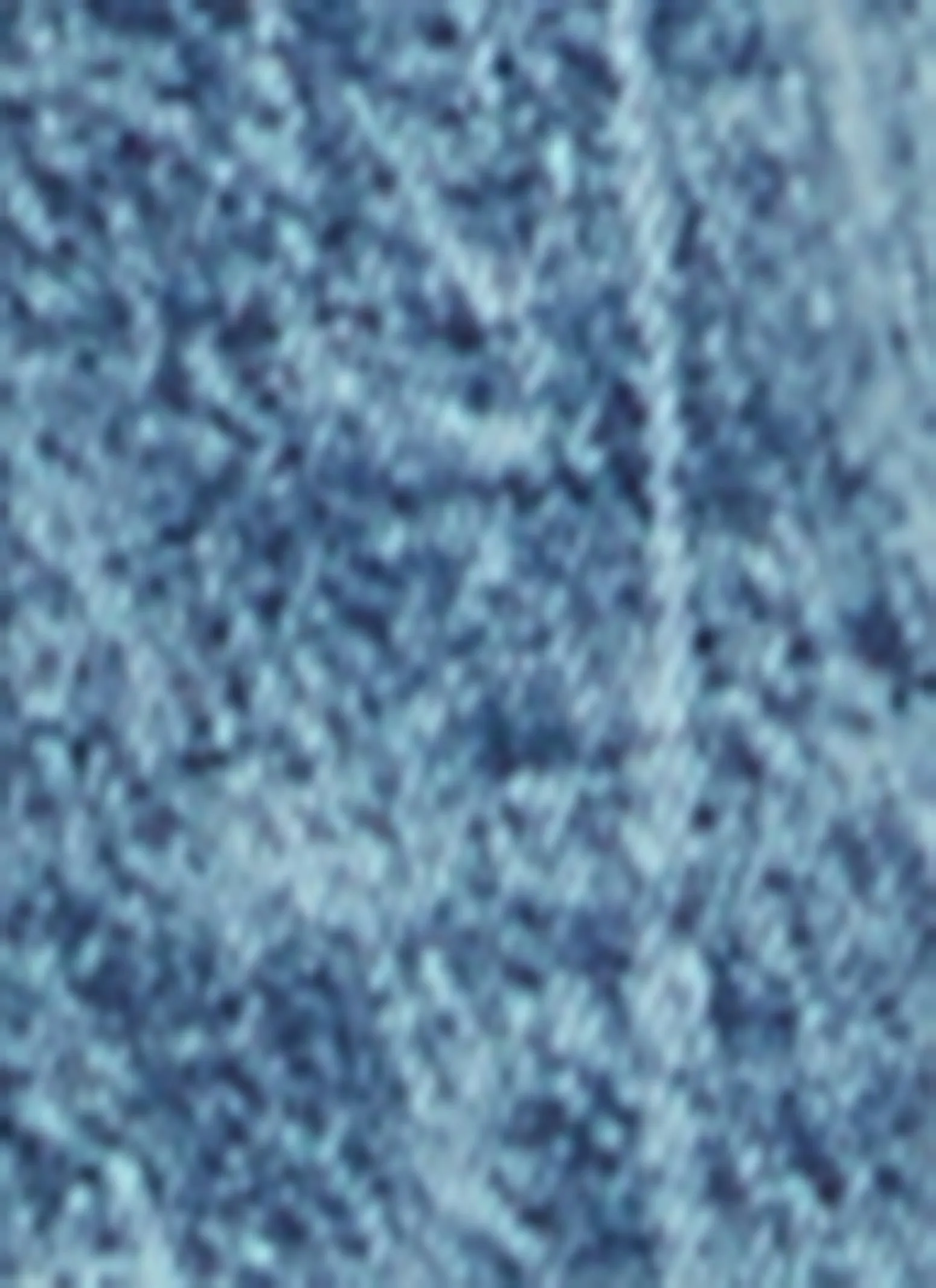 Denim Sleeve Laser Cut Back Crop Top sold by Rainbow product image thumbnail 3