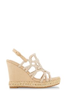 Rhinestone Strappy Wedge Platform Sandals sold by Rainbow