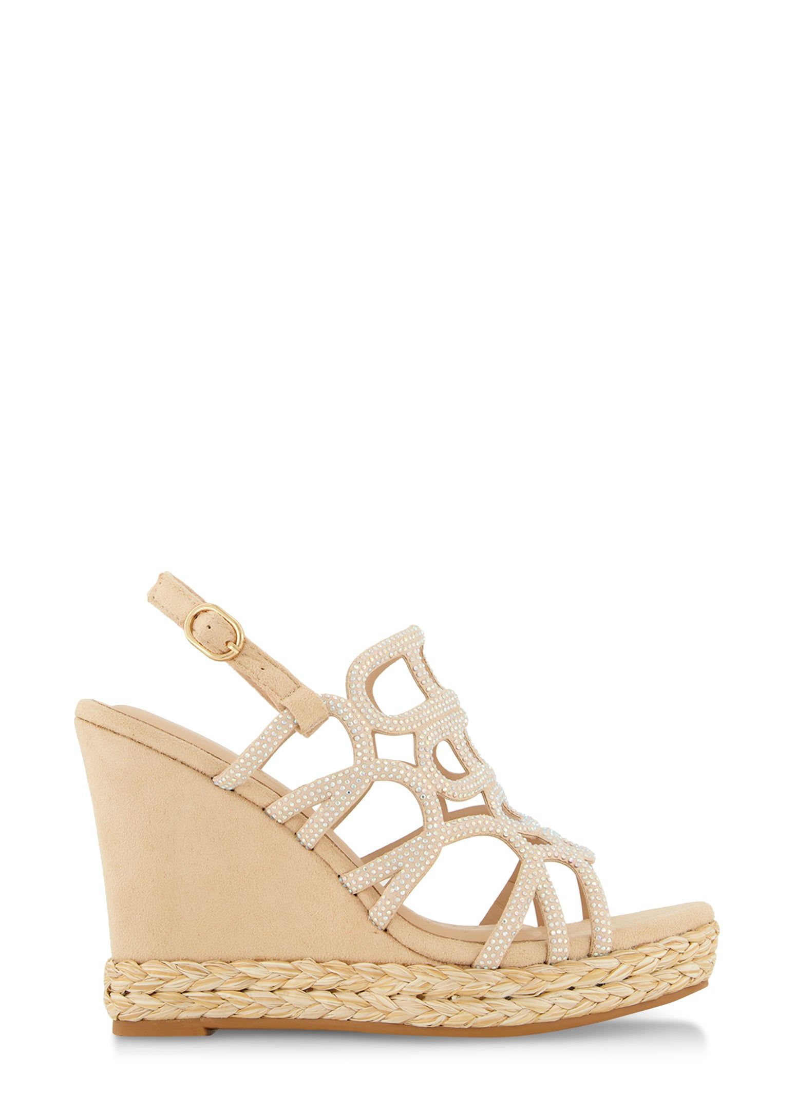 Rhinestone Strappy Wedge Platform Sandals sold by Rainbow product image thumbnail 2