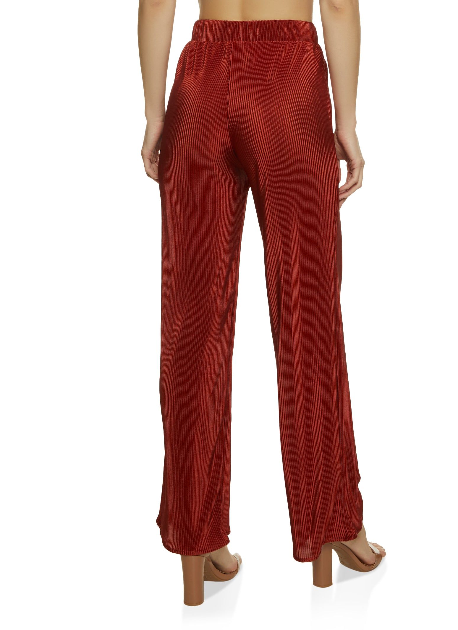 High Waist Plisse Palazzo Pants sold by Rainbow product image thumbnail 2