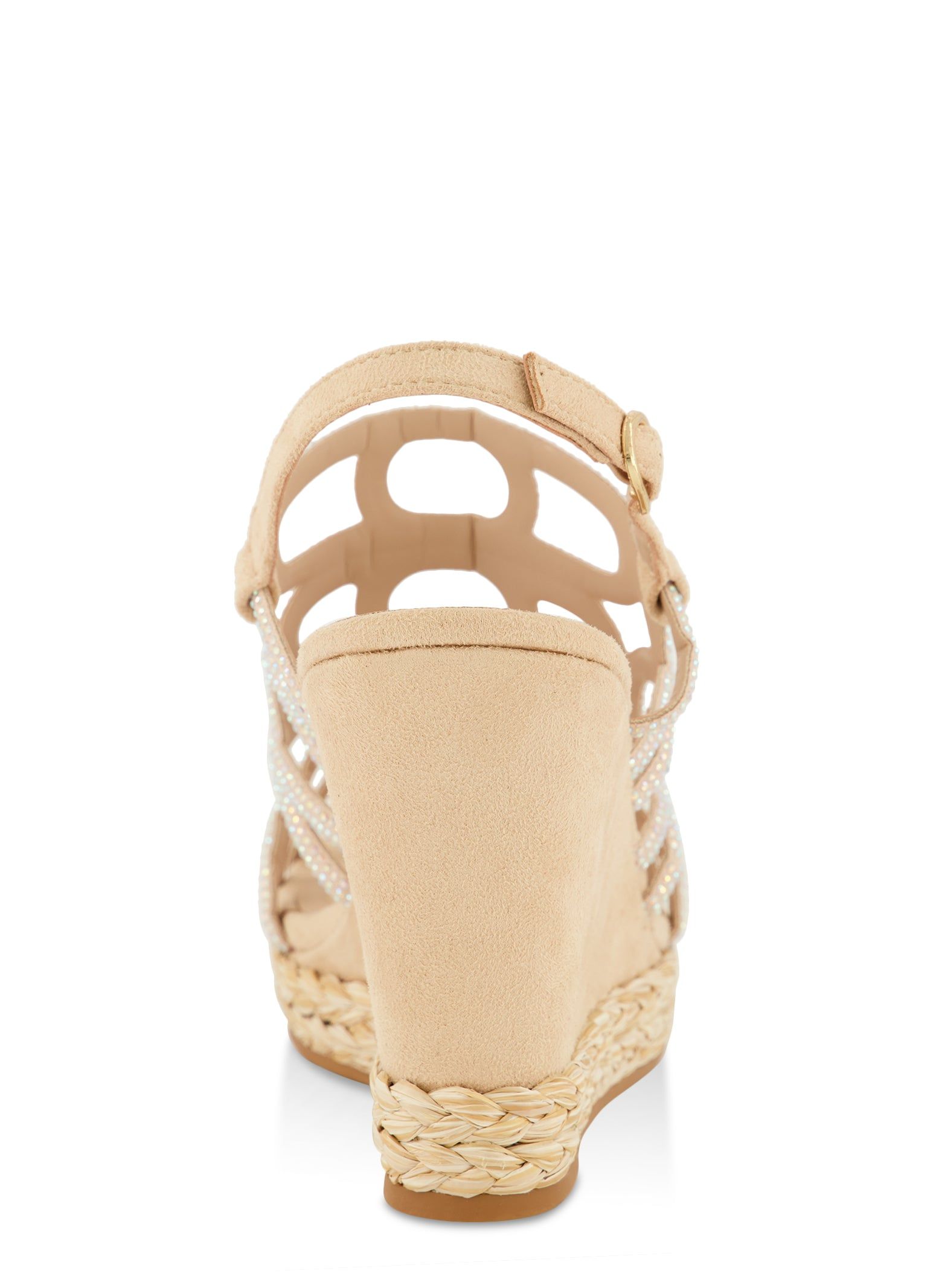 Rhinestone Strappy Wedge Platform Sandals sold by Rainbow product image thumbnail 3