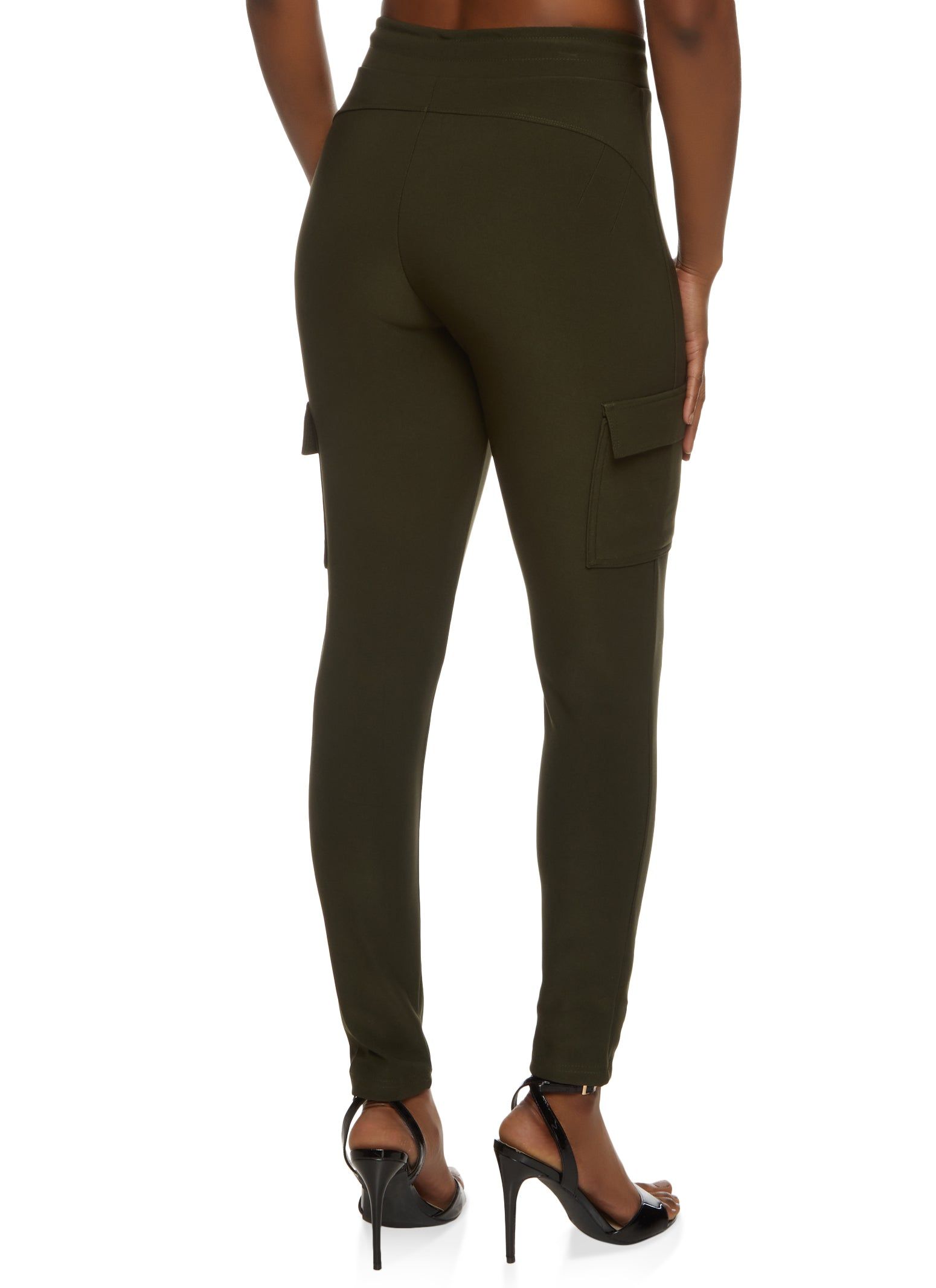 Cargo Pocket Skinny Drawstring Pants sold by Rainbow product image thumbnail 2