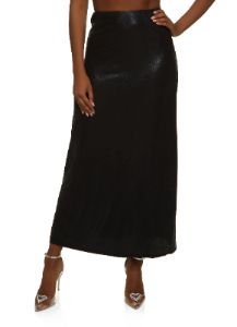 Shimmer Knit Maxi Skirt sold by Rainbow