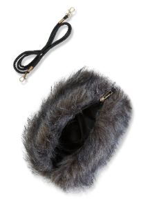 Faux Fur Muff Crossbody Bag sold by Rainbow