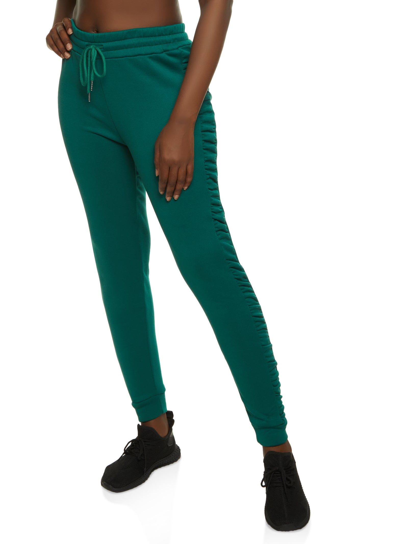 Fleece Ruched Side Joggers sold by Rainbow