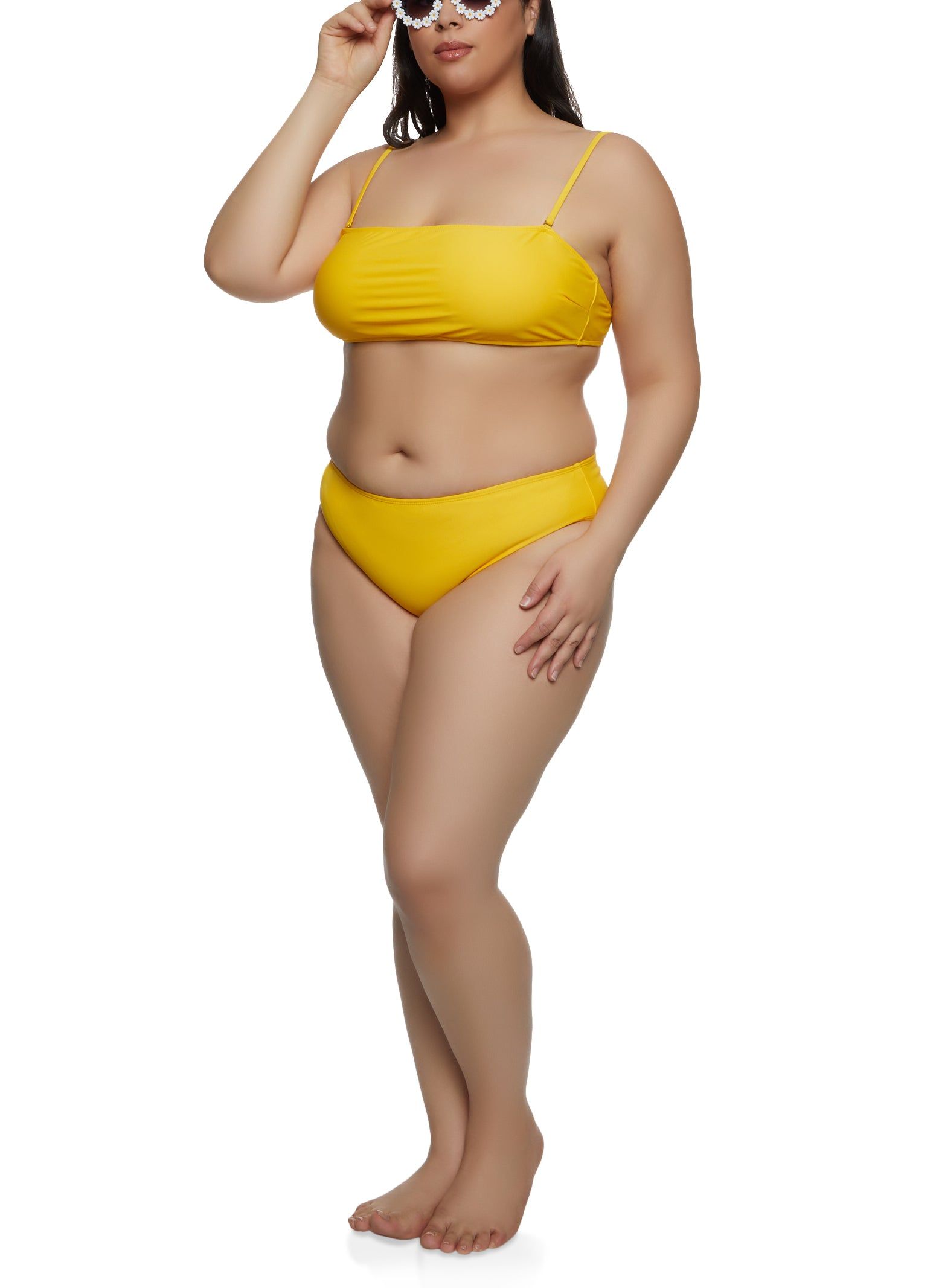 Plus Size Bandeau Swim Bikini Top sold by Rainbow product image thumbnail 2