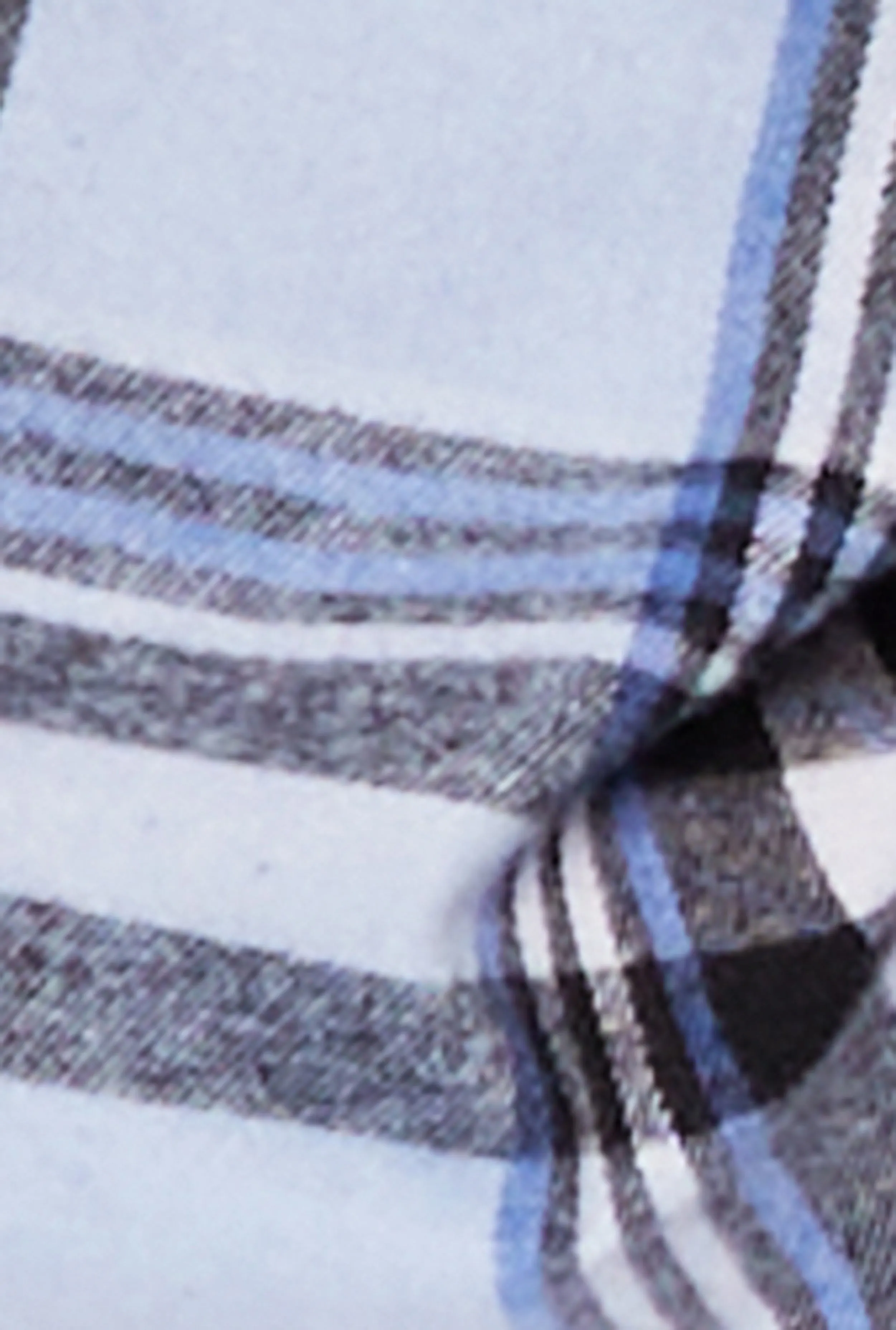 Brushed Knit Plaid Cropped Shacket sold by Rainbow product image thumbnail 4