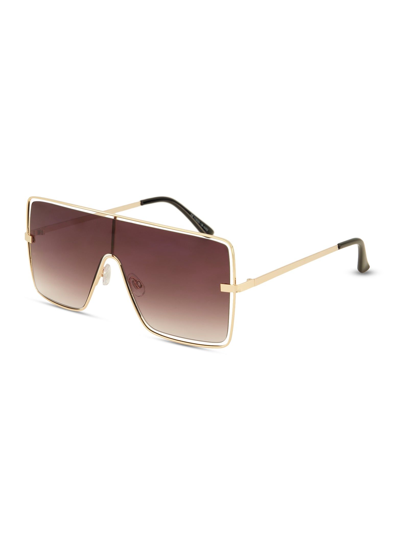Squared Aviator Shield Sunglasses sold by Rainbow product image thumbnail 2