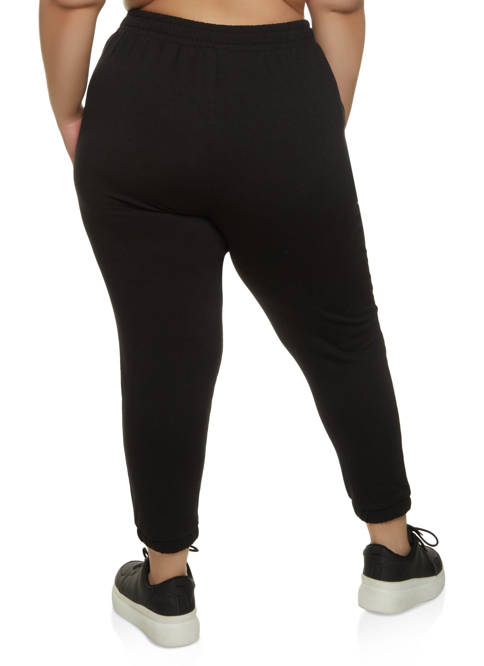 Plus Size Fleece High Waist Sweatpants sold by Rainbow product image thumbnail 2