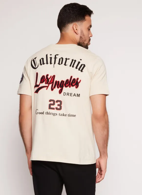 Mens California Los Angeles 23 Back Graphic Tee sold by Rainbow