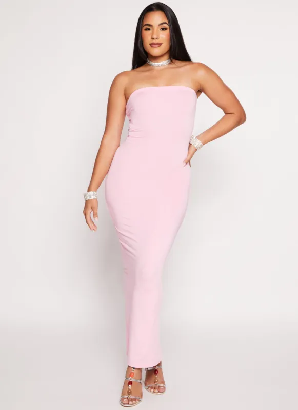 Daisy Solid Maxi Tube Dress sold by Rainbow