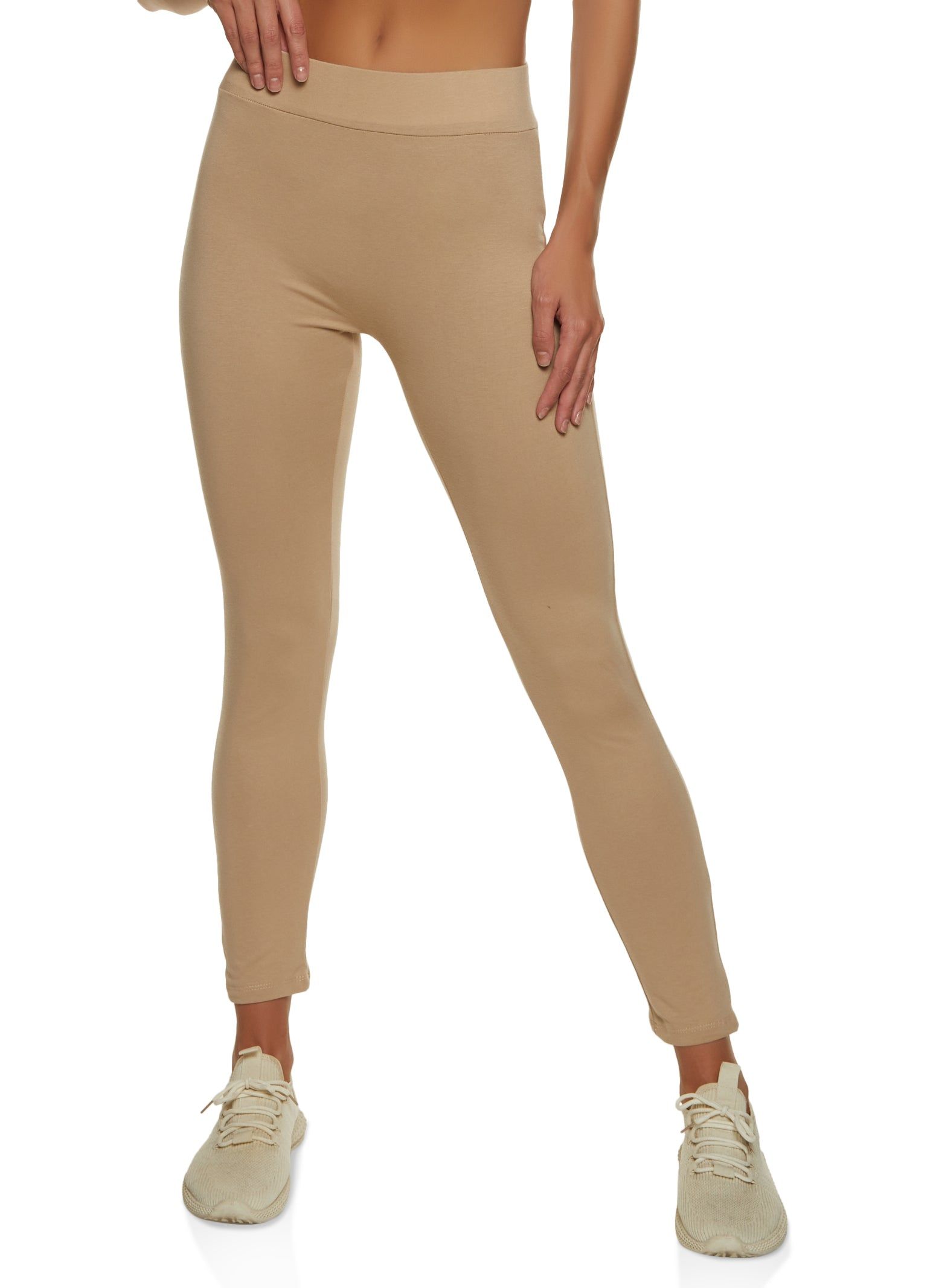 Wide Waistband High Waisted Leggings sold by Rainbow