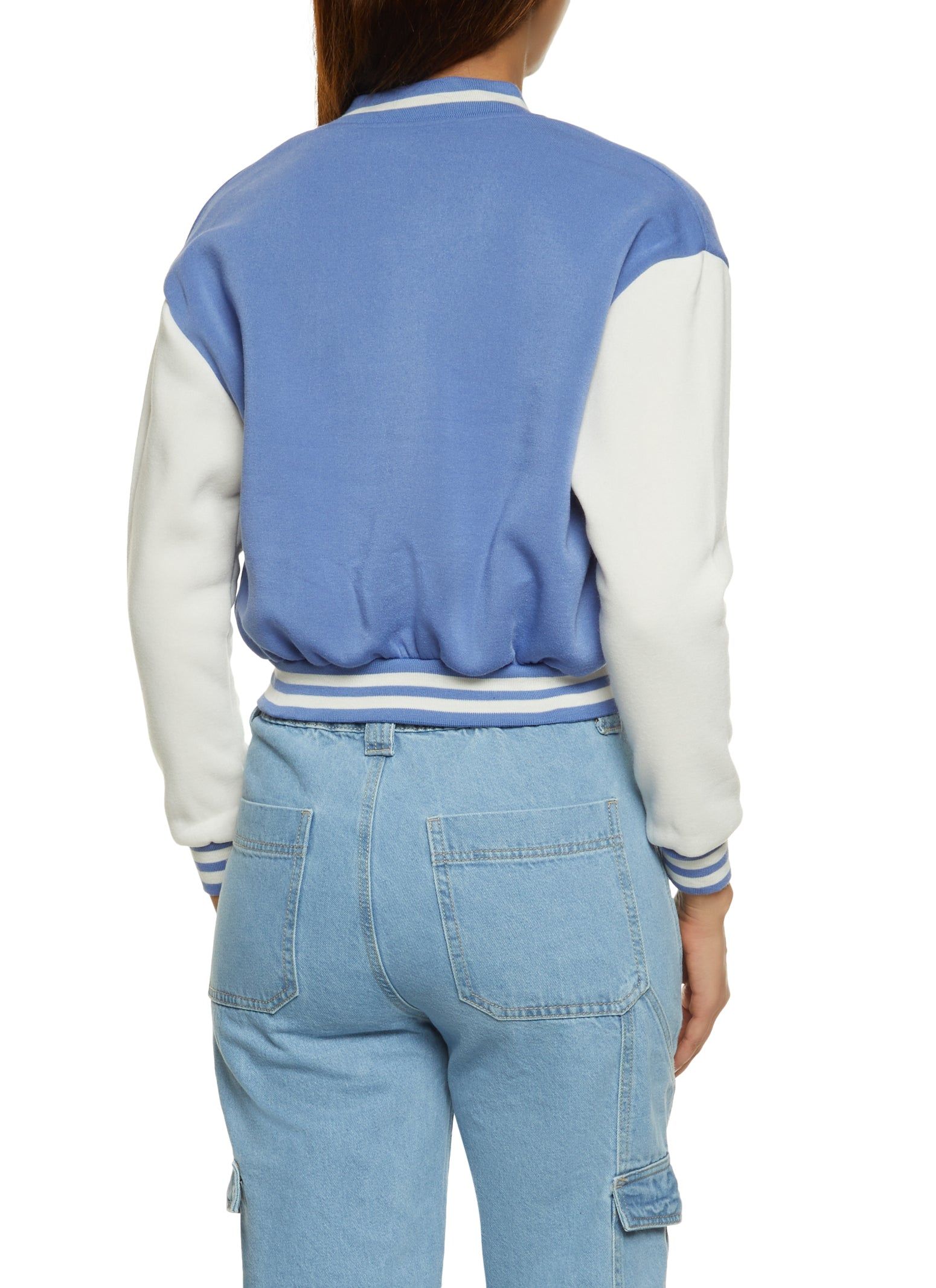 Fleece Varsity Jacket sold by Rainbow product image thumbnail 5