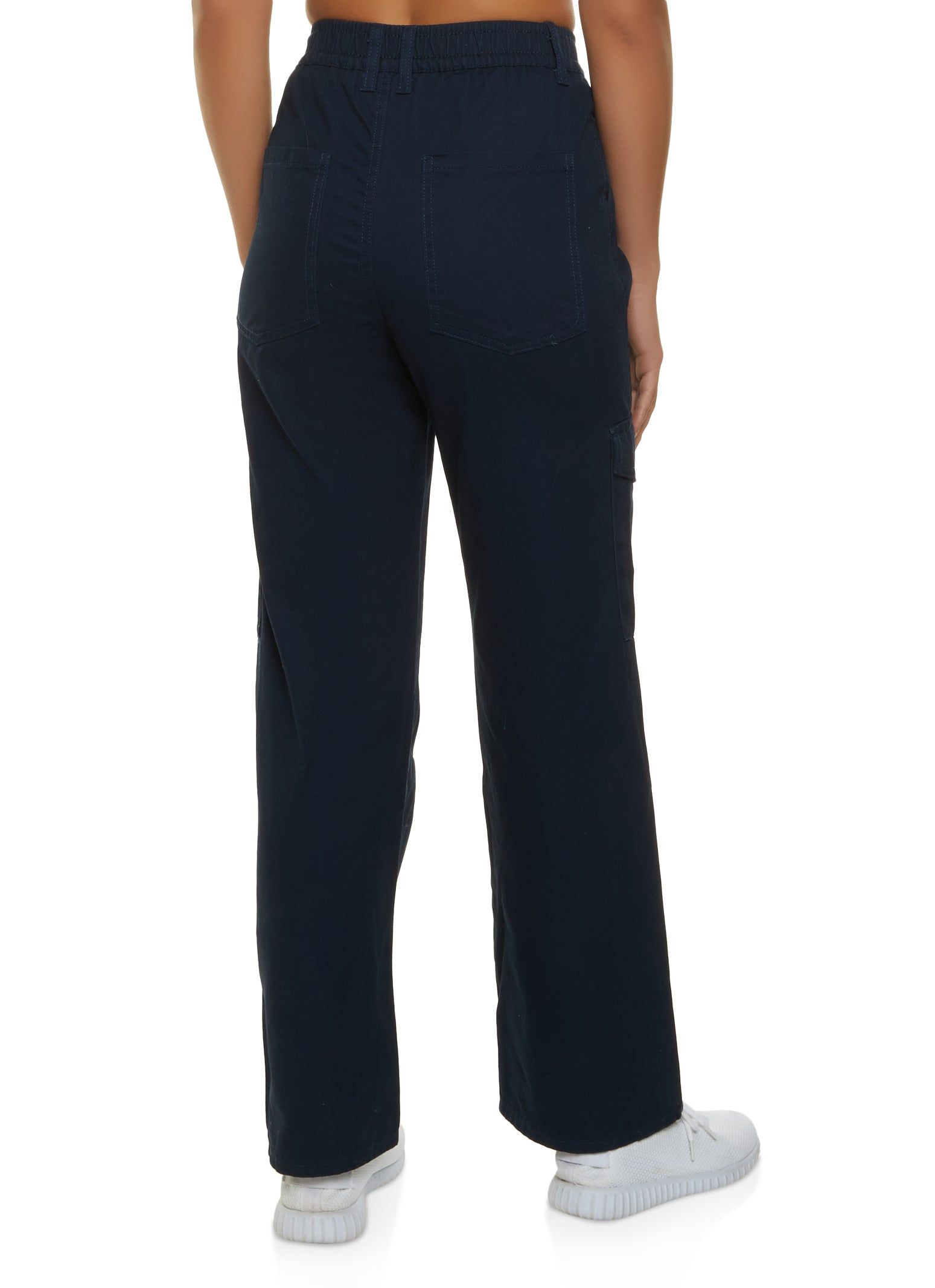High Waisted Wide Leg Cargo Pants sold by Rainbow product image thumbnail 3
