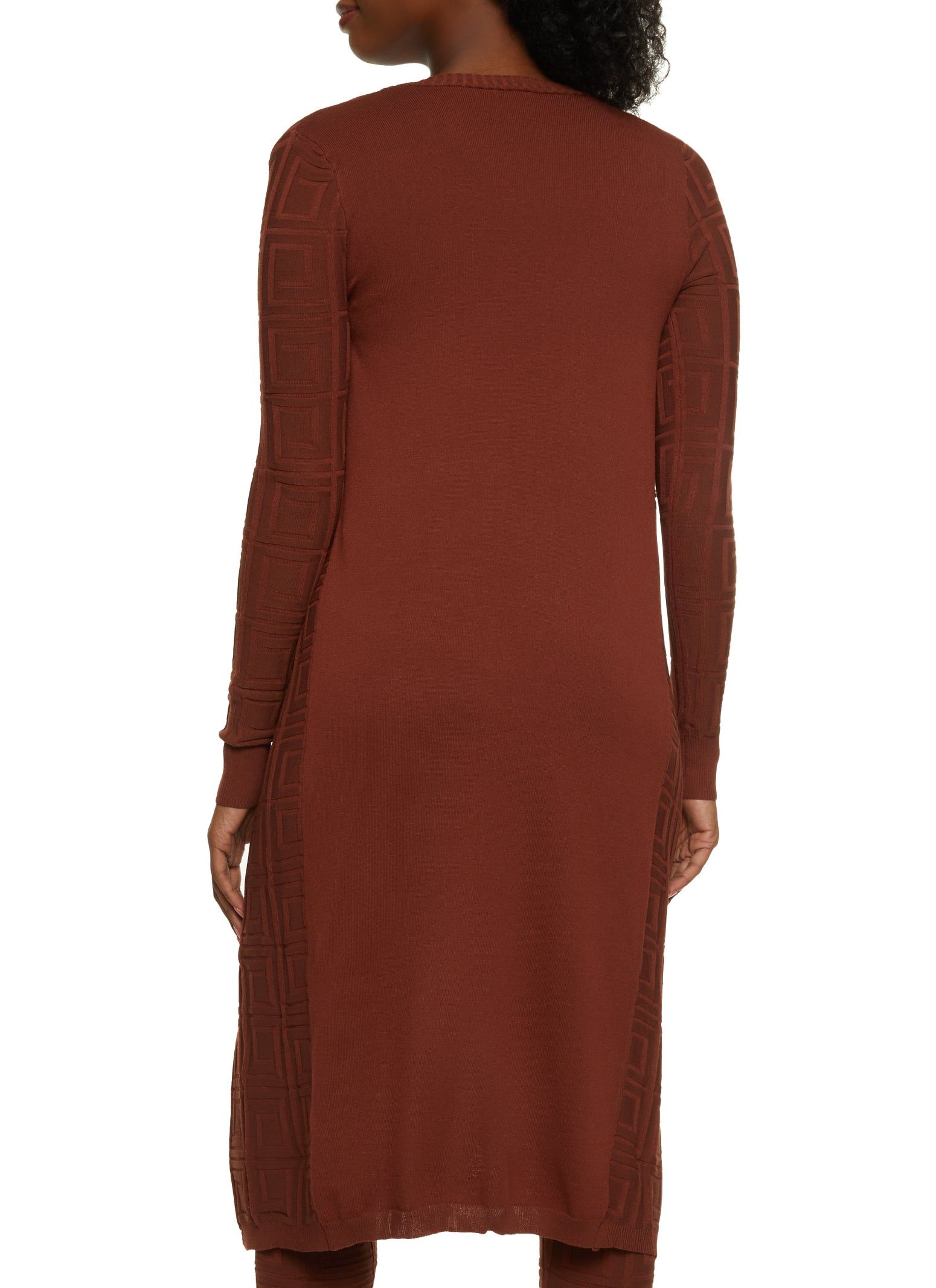 Textured Knit Greek Key Duster sold by Rainbow product image thumbnail 3