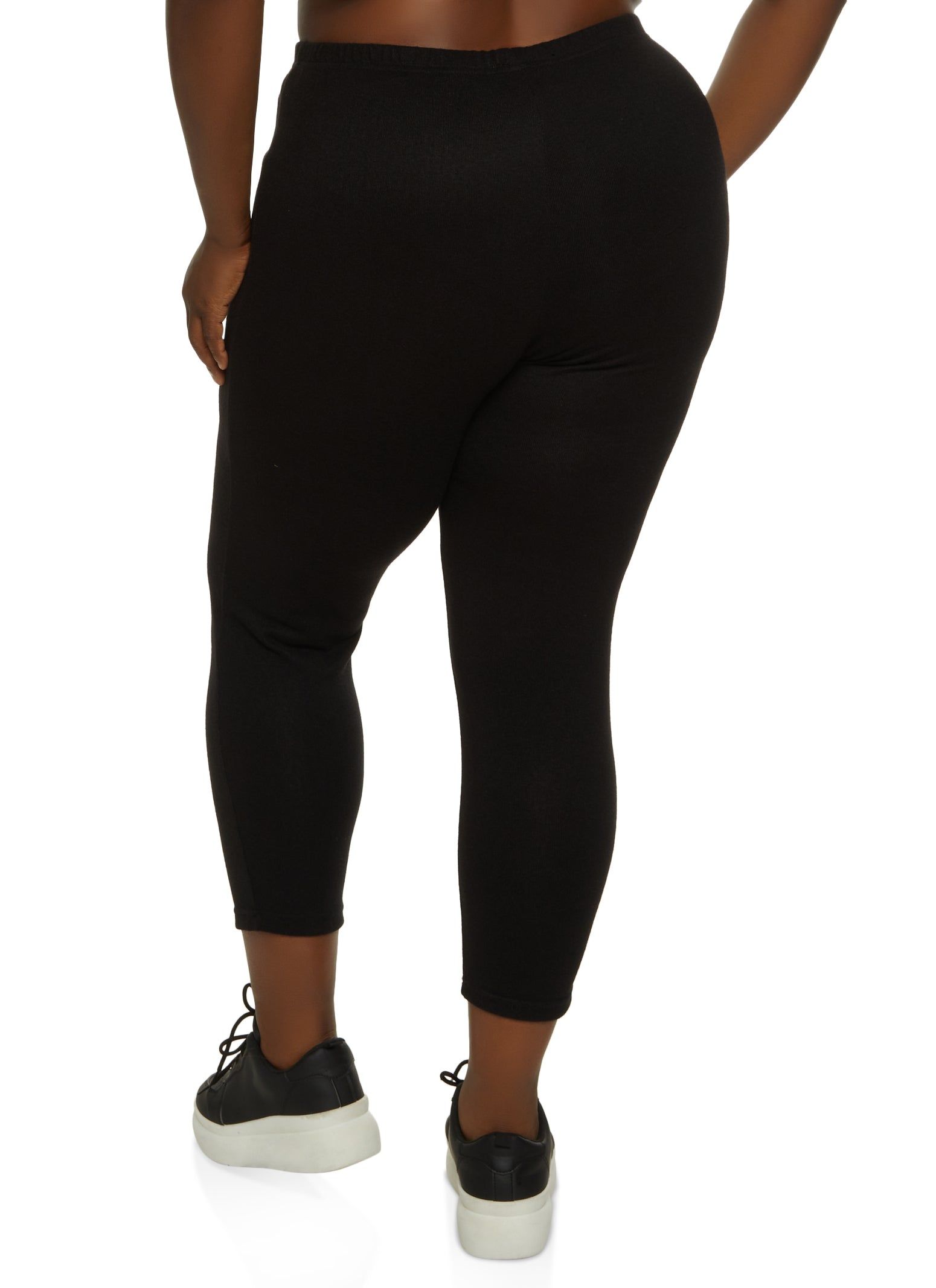 Plus Size Brushed Knit High Waist Leggings sold by Rainbow product image thumbnail 2
