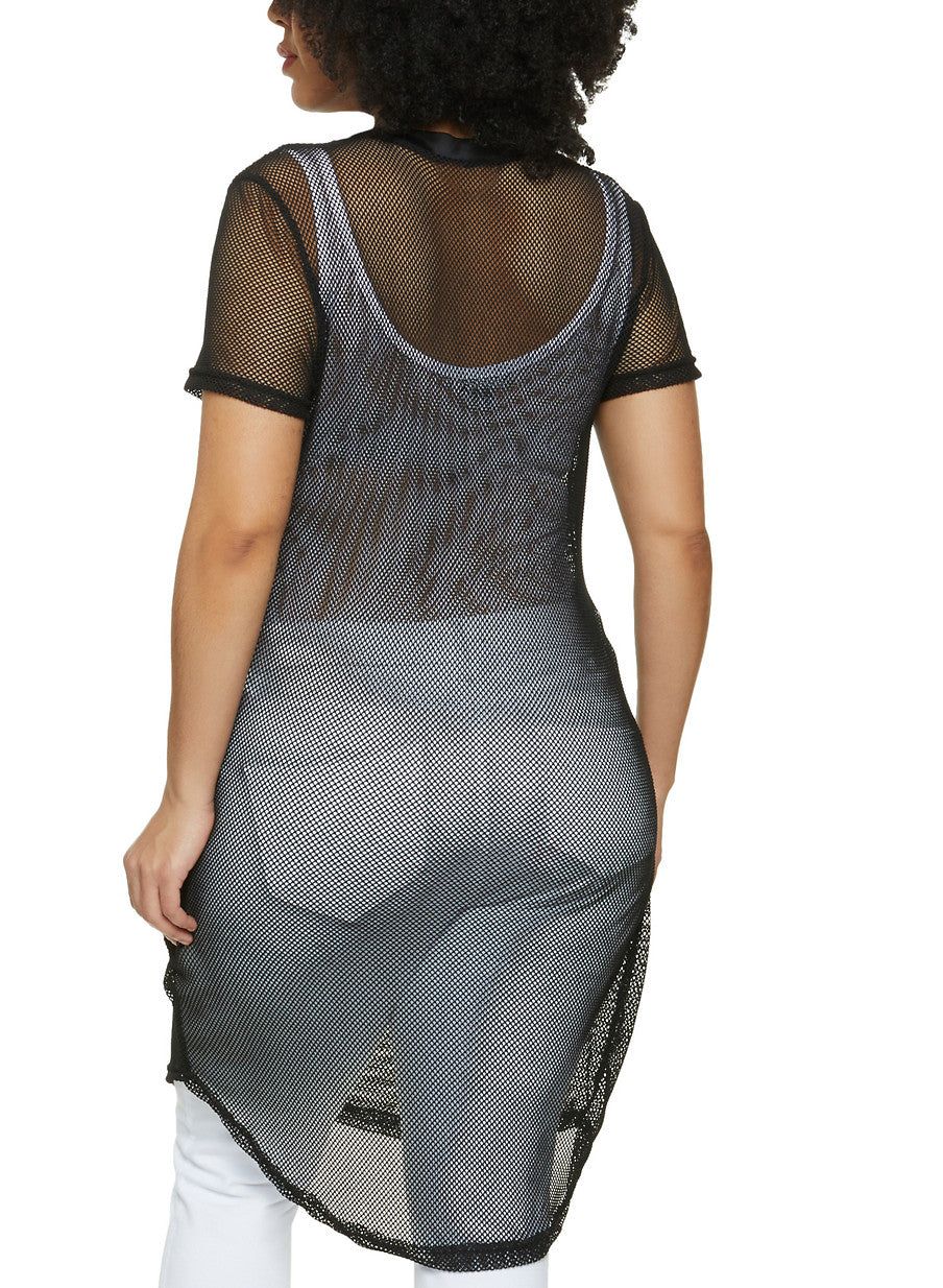 Plus Size Tunic Top Fishnet sold by Rainbow product image thumbnail 2