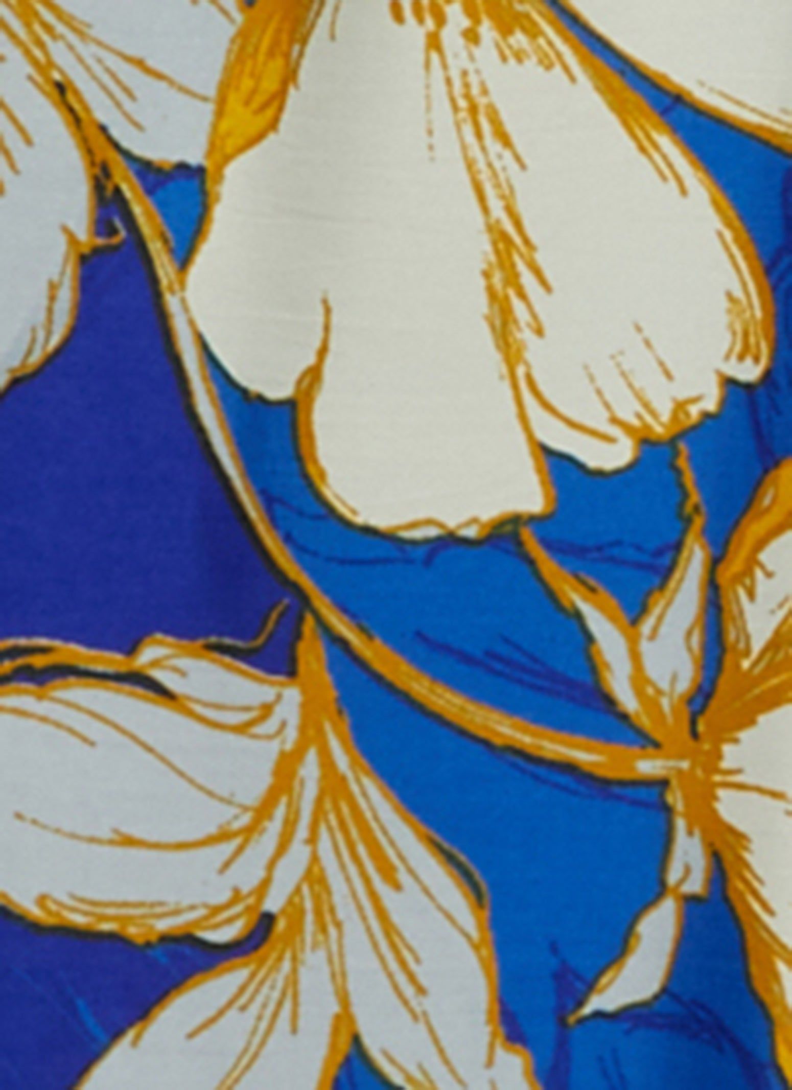 Plus Size Floral Print Smocked V Neck Dress sold by Rainbow product image thumbnail 4