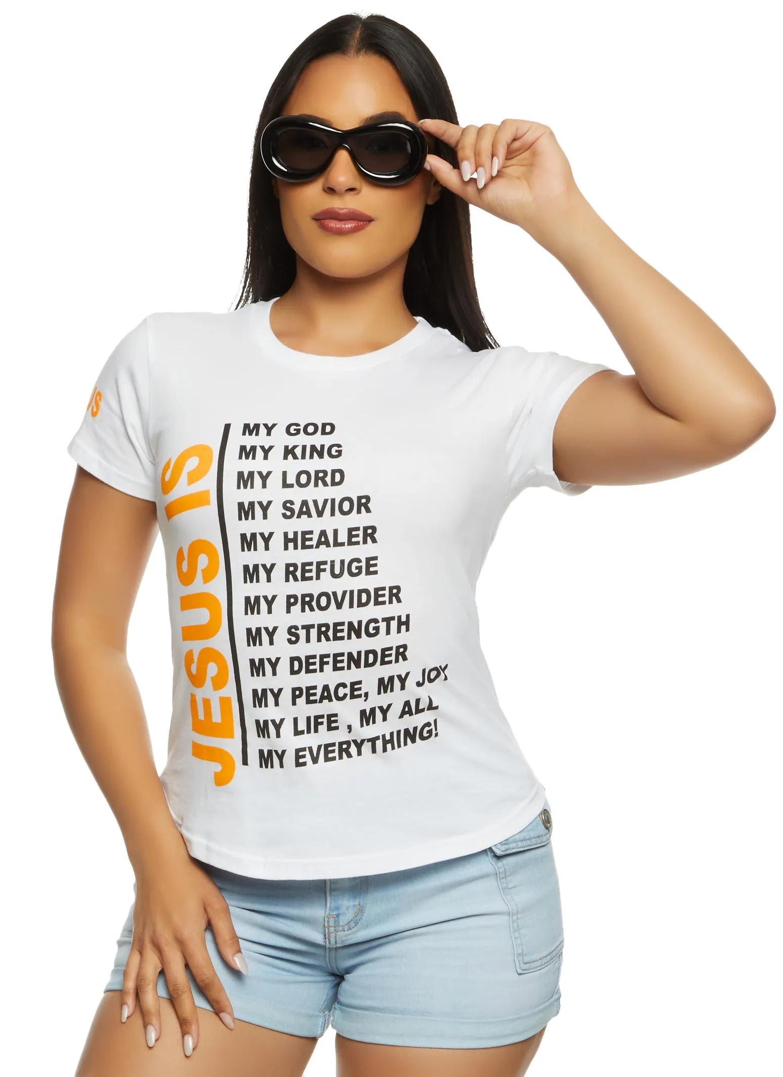 Jesus Is My God Graphic T Shirt sold by Rainbow