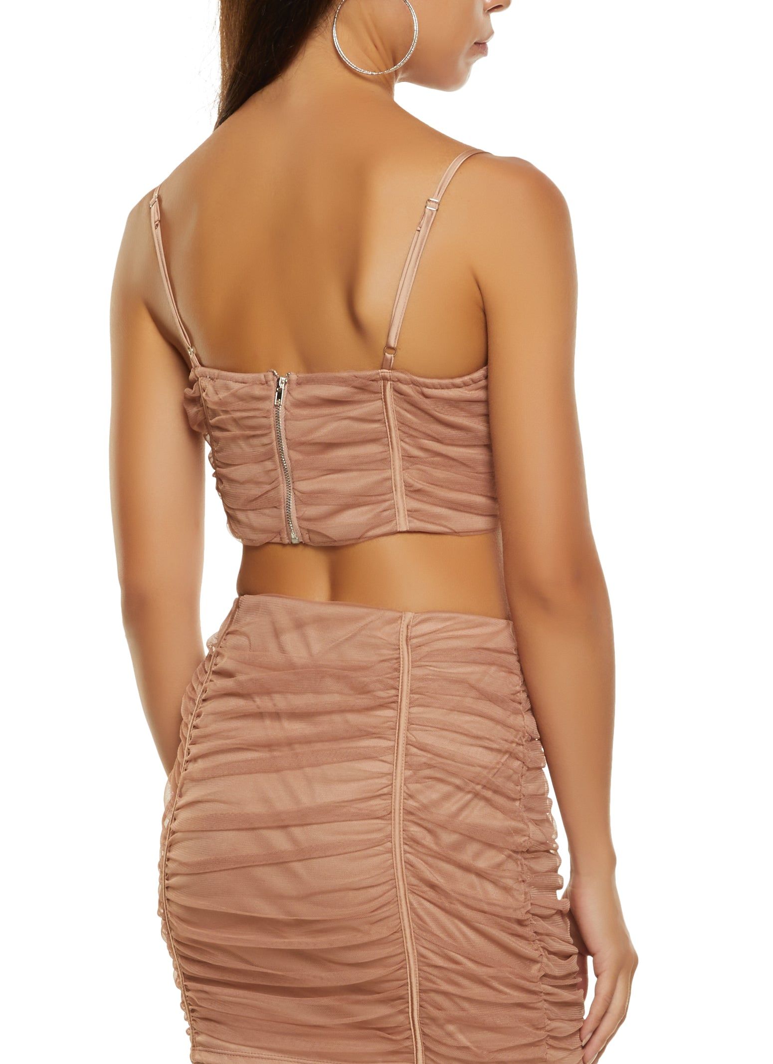 Lace Up Satin Bustier Top sold by Rainbow product image thumbnail 3
