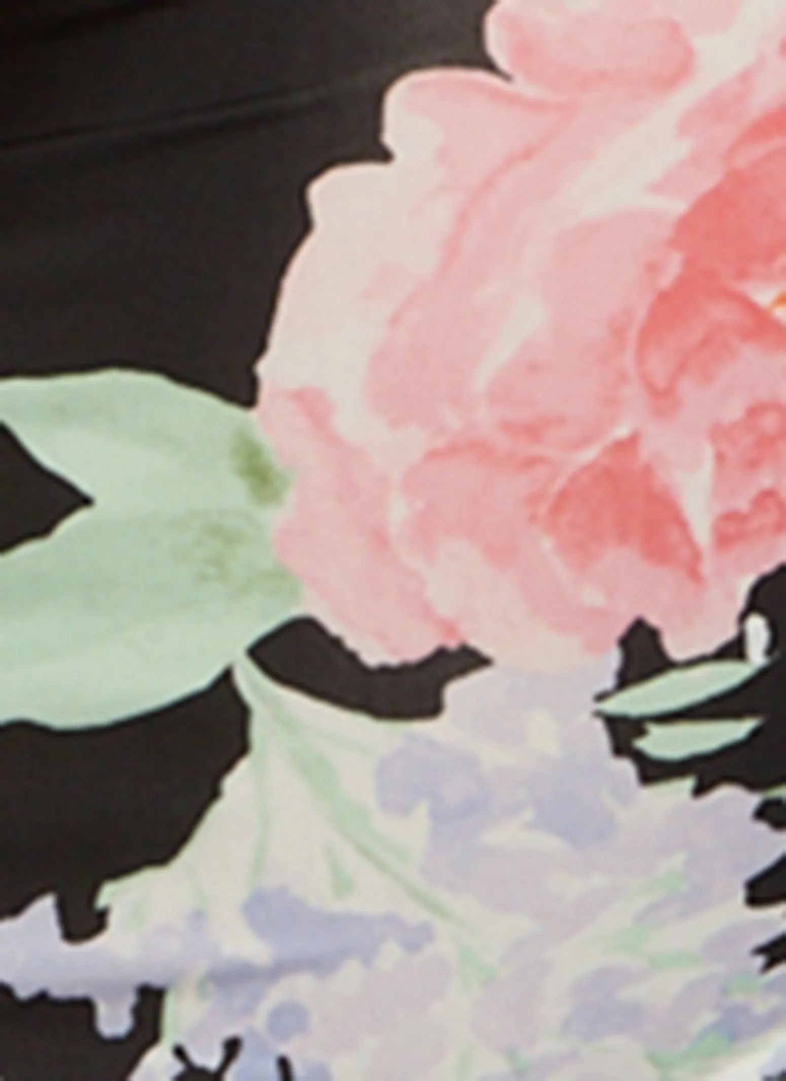 Floral Print Asymmetric Hem Bodycon Dress sold by Rainbow product image thumbnail 4