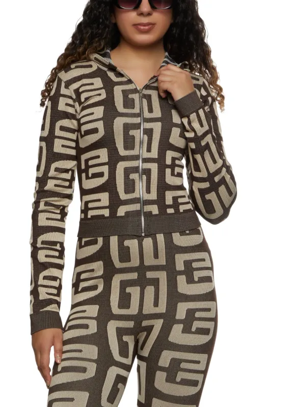 Seamless Geometric Print Track Jacket sold by Rainbow