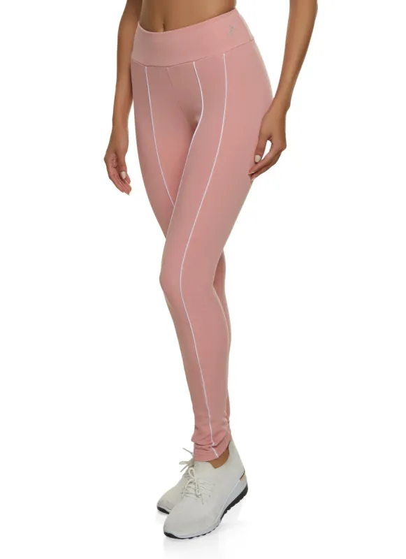 Contrast Piping Detail Leggings sold by Rainbow