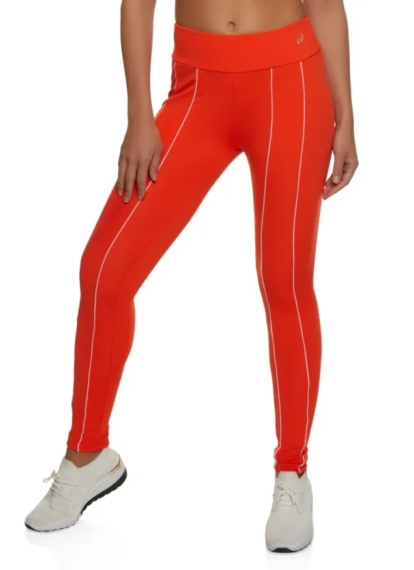 Contrast Piping Detail Leggings sold by Rainbow