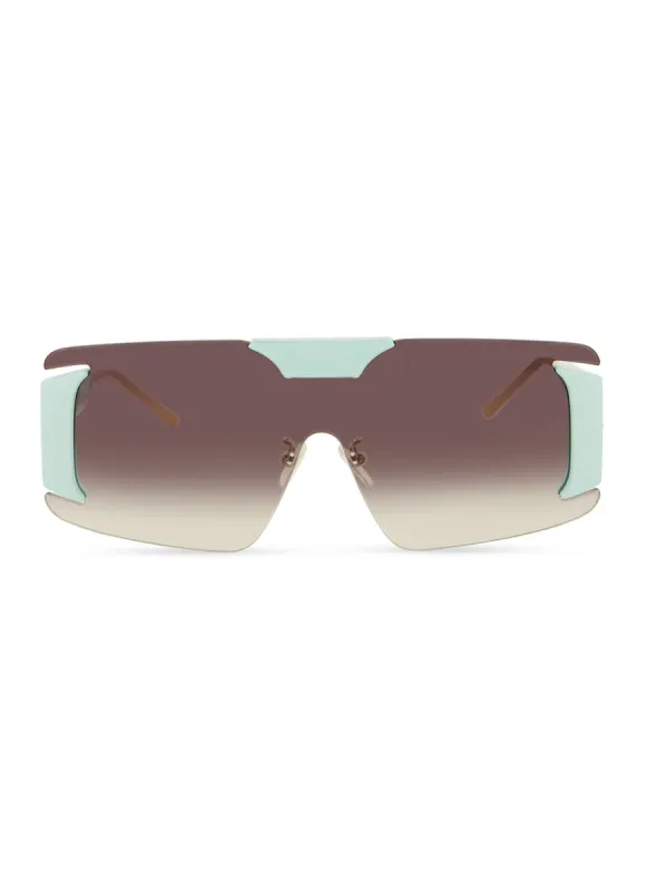 Cut Out Shield Sunglasses sold by Rainbow
