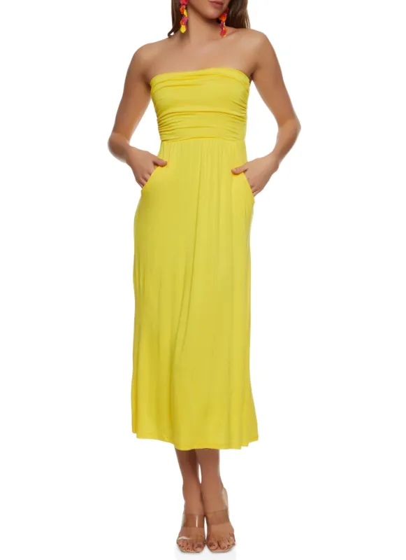 Strapless Maxi Dress sold by Rainbow