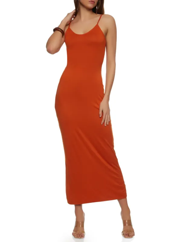 Soft Knit Cami Maxi Dress sold by Rainbow