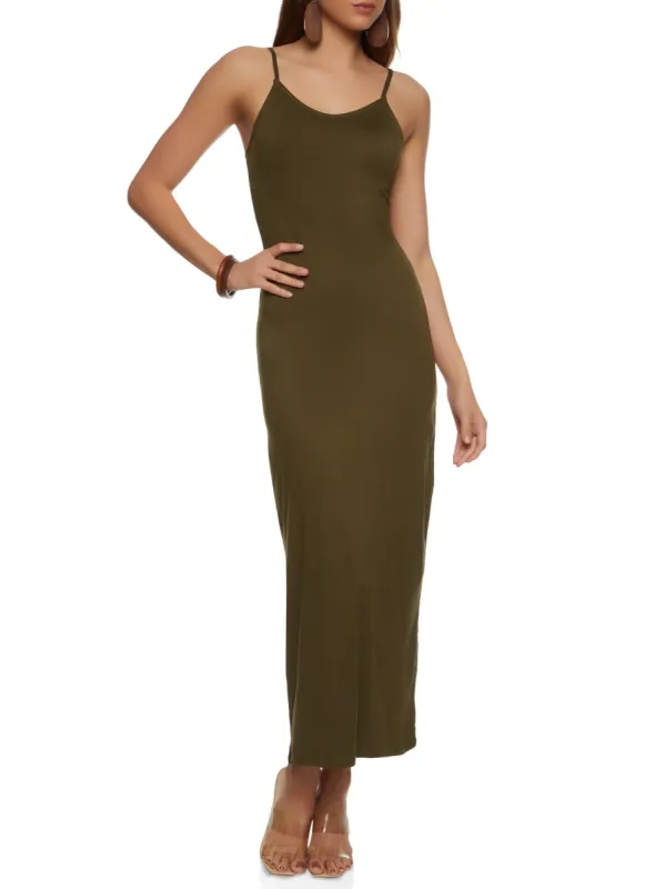 Soft Knit Cami Maxi Dress sold by Rainbow