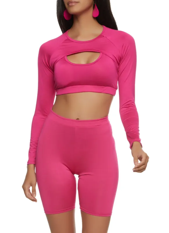 Active Shrug and Sports Bra Set sold by Rainbow