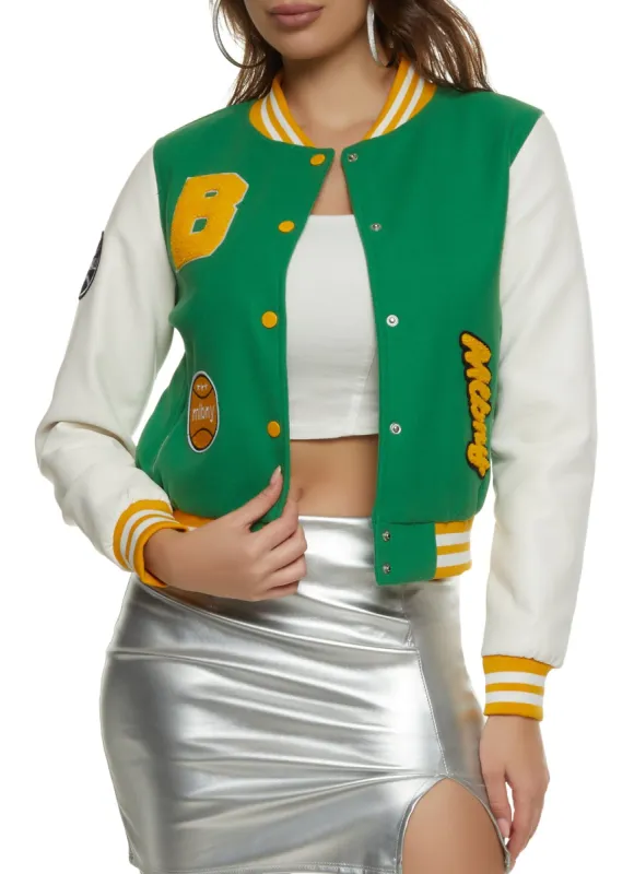 Chenille Patch Letterman Jacket sold by Rainbow